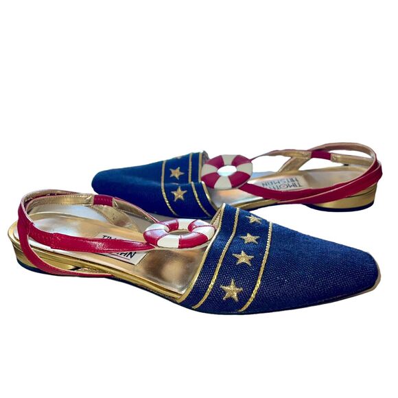 Timothy Hitsman Shoes - Timothy Hitsman Vintage Nautical Slingback Sandals